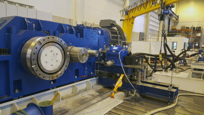 Probelauf Turbostirnradgetriebe MT300Y02