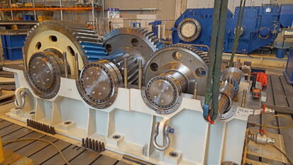 Montage Mühlengetriebe MS100D37