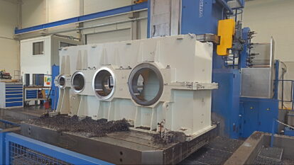 Bearbeitung Gehäuse Mühlengetriebe MS100D37